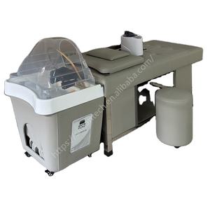 Siman, muebles de salón de moda, silla de masaje para lavar el cabello, cama de champú de cuero Pu con máquina de vapor para terapia de cabeza, estilo tailandés - Product Image 2