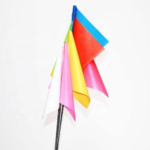 4x5 inch dây thép mốc cờ thủy lợi dấu hiệu phun nước sân cỏ vườn chó đào tạo vô hình hàng rào PVC đánh dấu cờ - Product Image 6