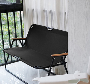 YILU Extérieur En Métal 2 Personnes Portable <span class=keywords><strong>Pliant</strong></span> Pliable <span class=keywords><strong>Banc</strong></span> <span class=keywords><strong>De</strong></span> Plage <span class=keywords><strong>Camping</strong></span> Double Chaise - Product Image 6