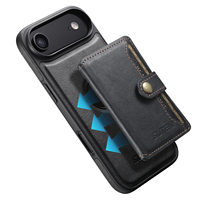 Étui de téléphone SUTENI pour iPhone 18 Pro Max avec recharge sans fil, bouton magnétique, porte-cartes, support, portefeuille 2-en-1, compatible avec les modèles 17, 16 Plus, 15, 14, 13, 12