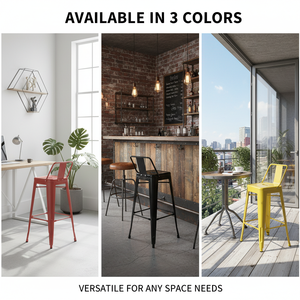 <span class=keywords><strong>Tabouret</strong></span> de comptoir en métal à dossier <span class=keywords><strong>bas</strong></span> de <span class=keywords><strong>style</strong></span> <span class=keywords><strong>industriel</strong></span> simple à la mode <span class=keywords><strong>Tabouret</strong></span> de bar en métal haut de restaurant - Product Image 6