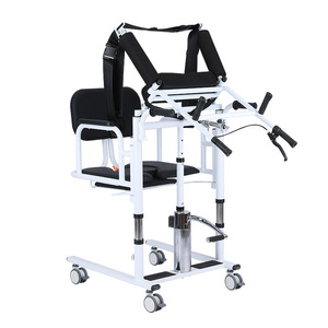 Multifunctional Folding Transfer Machine Adjustable <b>Shower</b> <b>Chair</b> With Tray <b>For</b> Bedridden <b>Elderly</b> Care - Product Image 5
