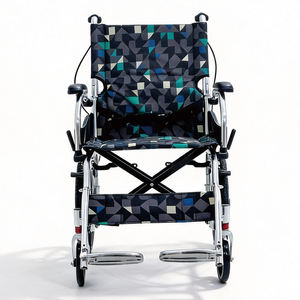 Fauteuil roulant économique standard Dongpin pour personnes handicapées, pliable, léger, en alliage d'aluminium, <span class=keywords><strong>aide</strong></span> à la mobilité manuelle, garantie 1 an - Product Image 2
