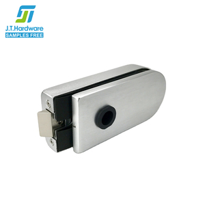 Phong Cách Châu Âu Văn Phòng Nhôm Không Khung Swing Glass Door <span class=keywords><strong>Lock</strong></span> Set Với Xử Lý - Product Image 3