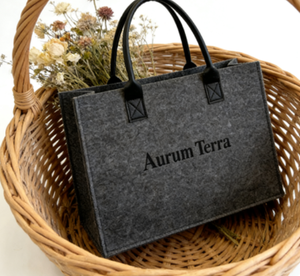 Wholesale Fashion Felt Handbags Custom Logo Colorful Felt Shopping Gift <b>Bag</b> Felt <b>Tote</b> <b>Bag</b> - Product Image 1
