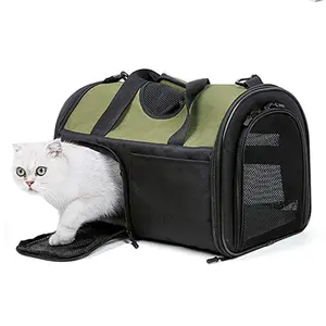 OEM ODM Portable Unisex Animal Carrier Dog Cat Across Body Shoulder Bag Gym Sport Organizer Travel Storage Pet Handbag