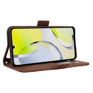 Étui portefeuille en cuir pour cartes multiples pour ZTE Blade A76 4G - Product Image 4