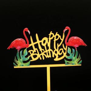 Adorno de pastel de <span class=keywords><strong>unicornio</strong></span> de acrílico de tamaño personalizable para fiesta temática suministro de decoración de pasteles - Product Image 6