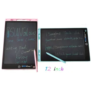 A4 Size 12 Inch Lcd Tekening Pad Uitwisbare 6 Kleuren Kleurrijke Schrijven Tablet Kids Schilderen Tekentafel Uitwisbare Memo Notebook