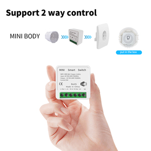 16A Smart Life WiFi Luz <span class=keywords><strong>LED</strong></span> Interruptor eléctrico Módulo de interruptor de relé doméstico Aplicación modular para ventilador de luz <span class=keywords><strong>LED</strong></span> - Product Image 4
