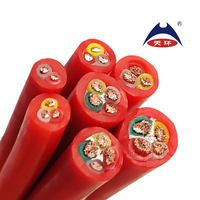 Sampel Gratis kabel daya tegangan rendah 450/750V Ygc 0.6/1kv GG kabel karet silikon fleksibel
