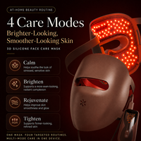 Masque facial, masseur facial, appareil de beauté avec lumière rouge, rajeunissement de la peau par photons, masque LED à usage domestique, batterie au lithium