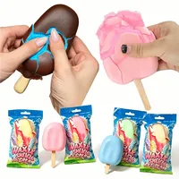 Jouet sensoriel anti-stress en forme de bâtonnet de crème glacée croustillant, coque croustillante, jouet sensoriel ASMR à presser pour le soulagement du stress, cadeau pour TDAH, autisme, anxiété
