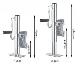 HANAK 1200lb Capacidade Giratória Trailer Jack 6 8 <span class=keywords><strong>10</strong></span> na Roda Rodízio Rodas 10in Elevador Barco Trailer Tongue Jack - Product Image 5