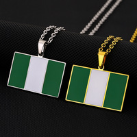 Collar de Acero Inoxidable HY con Colgante Nigeriano, Joyería para Hombre y Mujer, Regalo que No se Desvanece