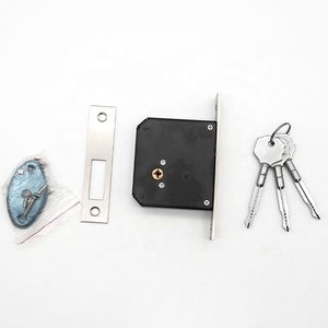 طقم قفل باب ألومنيوم آمن مع مفتاح، قفل غاطس واسطوانة خارجية، مجموعة أقفال للأبواب الألومنيوم - Product Image 1