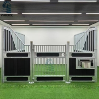 Box pour chevaux mobiles sur mesure en métal et bambou de qualité supérieure, structure solide, pour usage intérieur et extérieur, design luxueux et spacieux, 5+