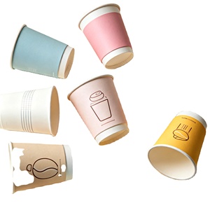 Custom Logo 10oz/12oz/16oz Eco-Friendly for Coffee Bubblea Tea ,Ins Style <b>Disposable</b> <b>Cups</b> Double Wall Craft Paper <b>Cup</b> with Lids - Product Image 1