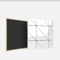 Panneau acoustique en MDF micro-perforé, système d'isolation acoustique haute densité pour bibliothèque, salle de classe, réduction de l'écho