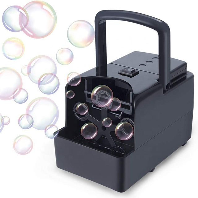 Mini Bubble Machine Powered by Battery or USB Power Cord for Kids Toddlers Birthday Party