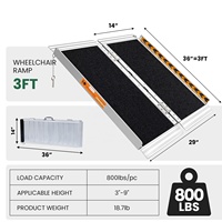 Rampe de chargement pratique et confortable pour moto, voiture, remorque, véhicule tout-terrain
