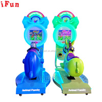 Manège à bascule pour enfants en forme de âne, machine à bascule animale, jeu interactif à jetons, jeu à bascule, aire de jeux intérieure, manèges pour enfants