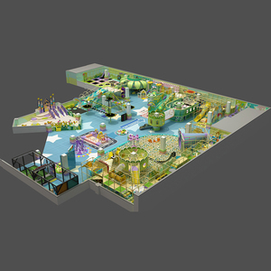 Parc d'attractions pour enfants, équipement de terrain de jeu intérieur personnalisé, château gonflable, thème saisonnier, terrain de jeu intérieur en plastique - Product Image 4