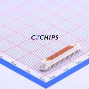 DF9-51S-1V(69) Board-to-Board & Backplane Connector SMD,P=1mm Connector 1mm Vertical Mount 2 500mA - Product Image 1