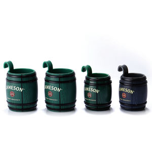 Verres à shot en plastique en forme <span class=keywords><strong>de</strong></span> baril <span class=keywords><strong>de</strong></span> whisky 50 ml incassables, style <span class=keywords><strong>taverne</strong></span> - Product Image 5