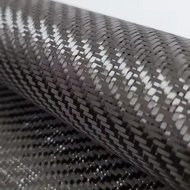 Tissu en carbone uni sergé de carbone tissu conducteur électrique Toray 3k fibre unidirectionnelle