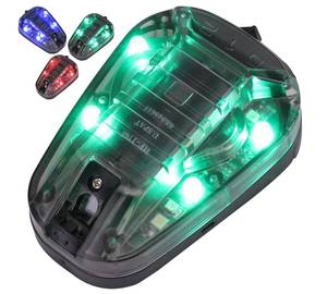 Su Geçirmez Taktik Hayatta Kalma Sinyal Tanımlama Lambası IR ve Görünür LED Kask Flaşörü Açık Hava Sporları için - Product Image 1