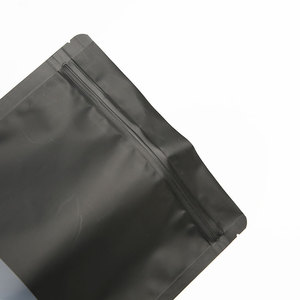 Resealable Matte Black Package <strong>Stand</strong> up <strong>Pouch</strong> Aluminum Foil Packaging <strong>Zip</strong> Lock Bag Doypack Storage Food Mylar Bags - Product Image 4