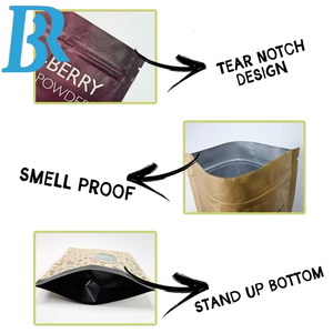 ถุงซิปพลาสติกด้านสำหรับใส่อาหารข<span class=keywords><strong>นม</strong></span>คุกกี้ - Product Image 4