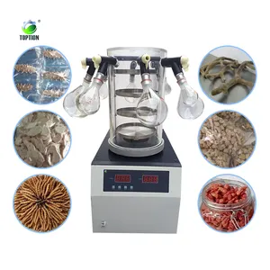Freeze Dryer Lab Freeze Dried Fruit Food Processing Machine Toption Equipment FD-1C-50