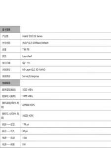 SSD D5-P4420 ซีรีส์ 7.68TB DC NVME U.2 2.5 นิ้ว SSDPENU076T8 ไดรฟ์โซลิดสเตท - Product Image 3