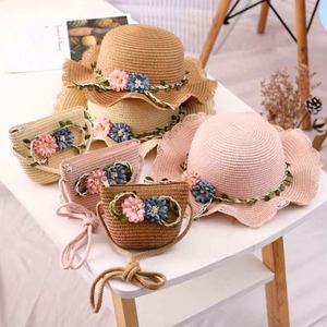 Chapeau Bob en Paille Adorable pour Bébé Fille - Protection Solaire Douce pour les Activités de Plein Air des Enfants - Product Image 3
