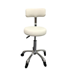 Chaise pivotante dentaire commerciale 35*54-72, tabouret de <span class=keywords><strong>garage</strong></span> à roulettes, tabouret d'esthéticienne, panneau en bois MDF contreplaqué, charge de 120 kg - Product Image 4