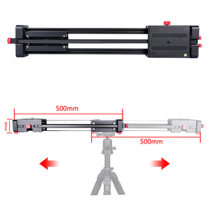 YELANGU CameraSlider 50 cm en alliage d'aluminium à commande manuelle pour suivi vidéo et photographie DSLR - Product Image 3
