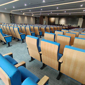 Vergaderzaal Armleuningen Opvouwbare Stoelen Stof Bioscoop Stoelen School Collegezalen Auditorium Stoelen Kerkstoelen - Product Image 5