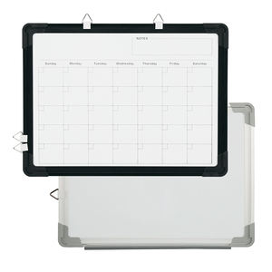 <span class=keywords><strong>Tableau</strong></span> <span class=keywords><strong>blanc</strong></span> magnétique double face - <span class=keywords><strong>Tableau</strong></span> <span class=keywords><strong>blanc</strong></span> mural avec cadre en aluminium et surface en acier galvanisé - Product Image 1