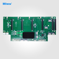 Carte d'extension GPU Miwin OEM 6 emplacements PCIe 4.0 X16, Switch 8654 X8 ODM 6 emplacements PCIE 4.0 avec puce Broadcom