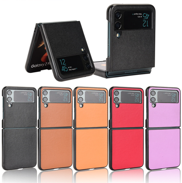 Business PU Leather Flip case Multi Color Shock Proof Phone case for Samsung Galaxy Z Flip 6