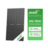 Panneau solaire bifacial 700W Jinko 700w Panneaux solaires haute puissance jinko Panneau solaire commercial Pv Module