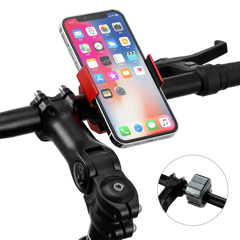 Новый Дизайн 360 градусов невидимый Тип алюминиевый сплав держатель для мобильного велосипеда держатель телефона кронштейн для SAMSUNG iPhone 15 Pro Max