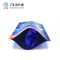 Emballage personnalisé pour lessive en poudre, sachet plastique thermoscellable en aluminium, pochette verticale avec découpe à fente