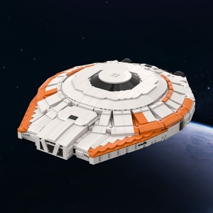 MOC-164997 Bị Mất Trong Không Gian Sao Mộc Tàu Tàu Tàu Vũ Trụ Mô Hình Xây Dựng Khối Tự Làm Tàu Vũ Trụ Gạch Đồ Chơi Trẻ Em Giáo Dục Món Quà Giáng Sinh - Product Image 6