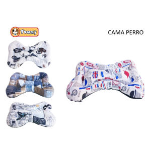 Cuccia per cani Yommy a forma di osso 50x70cm, morbida e confortevole, per cani di taglia piccola e media - Product Image 3