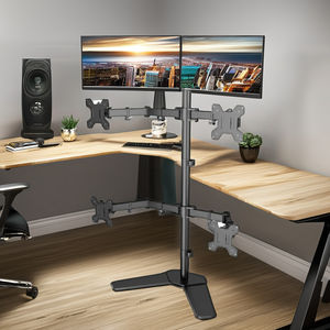 Support de support de moniteur <span class=keywords><strong>TV</strong></span>, réglable, pivotant à 360 degrés, inclinable, avec deux <span class=keywords><strong>bras</strong></span> en acier, support <span class=keywords><strong>motorisé</strong></span> <span class=keywords><strong>TV</strong></span>, 13-27 pouces - Product Image 4