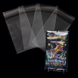 Fundas Protectoras de Plástico Transparente para Paquetes de Cartas Coleccionables de Pokémon Shining Fates, 10 Cartas - Product Image 2