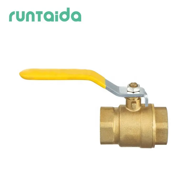 3inch DN40 manual type ends full bore threaded brass ball valve